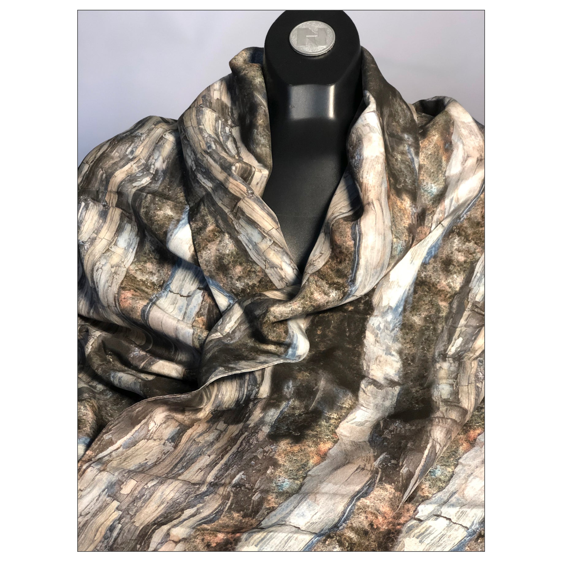 "Dream Forest" Double Layer Silk Wrap